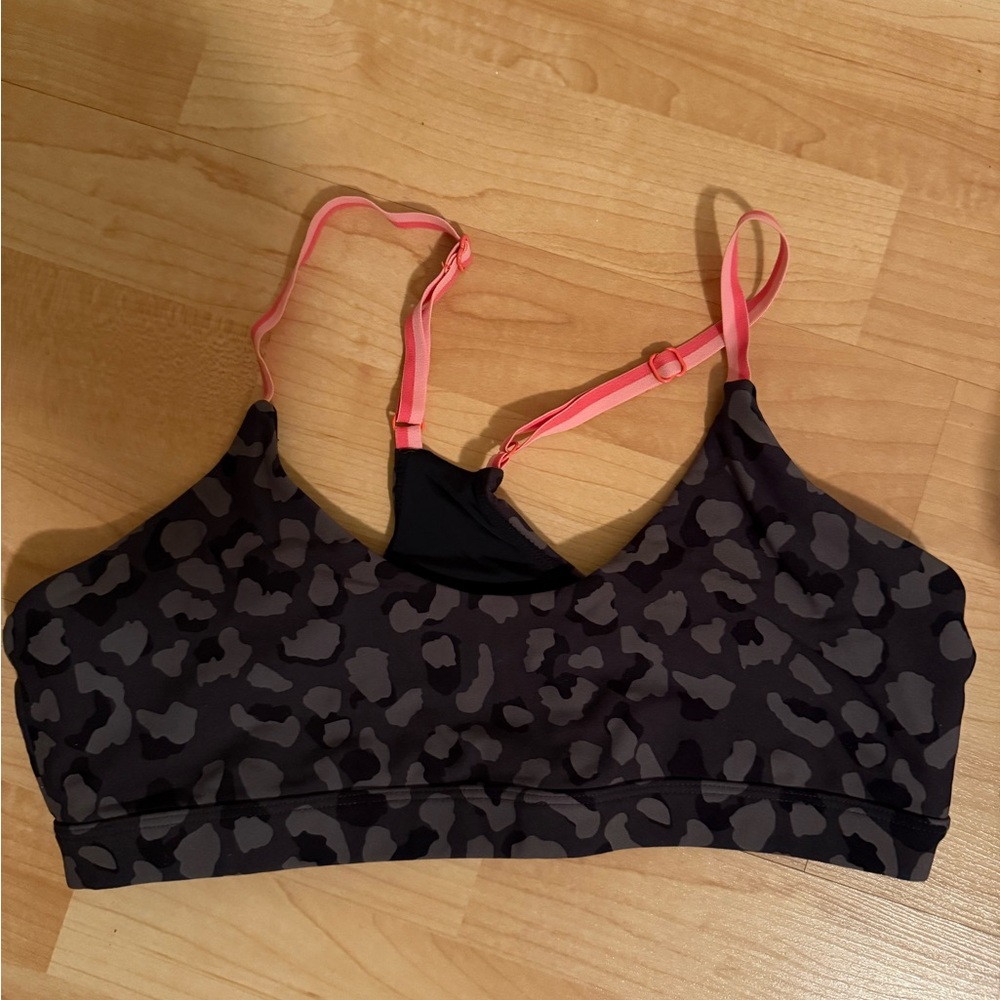 Sarah’s Day x White Fox activewear leopard print sports bra